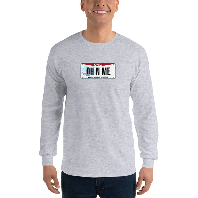 Men’s Long Sleeve Shirt - Ohio License Plate