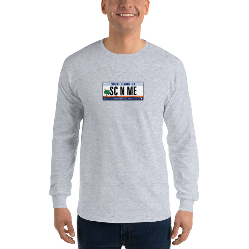 Men’s Long Sleeve Shirt - South Carolina License Plate