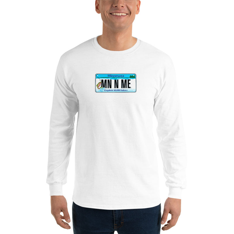 Men’s Long Sleeve Shirt - Minnesota License Plate