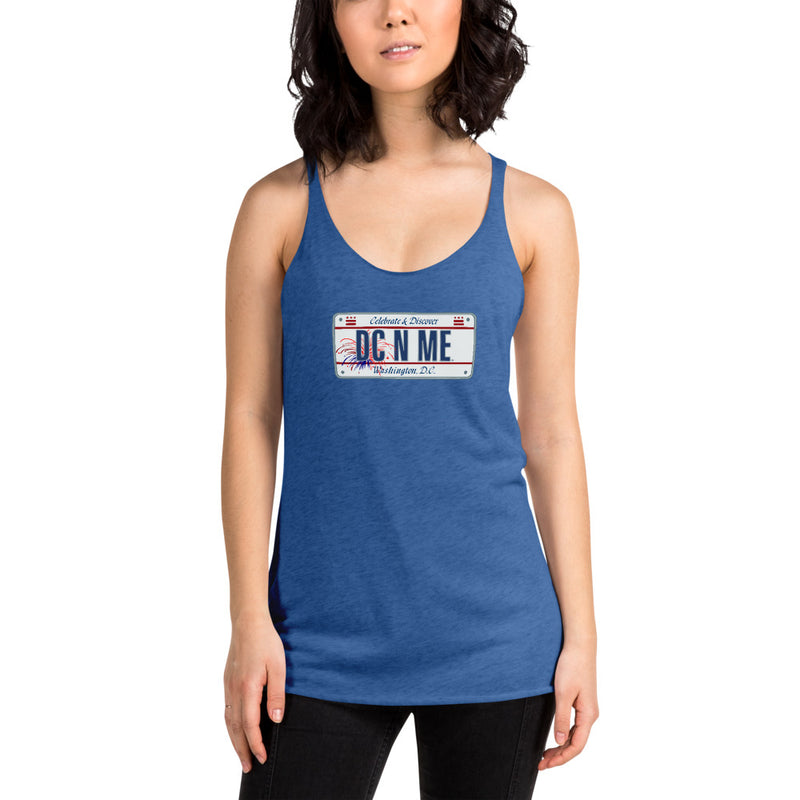 Women's Racerback Tank - District of Columbia License Plate